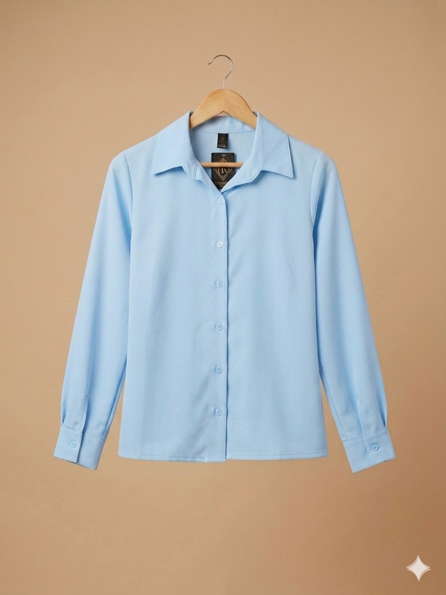 Blusa de vestir abotonada de manga larga de tipo lino fresca 2026