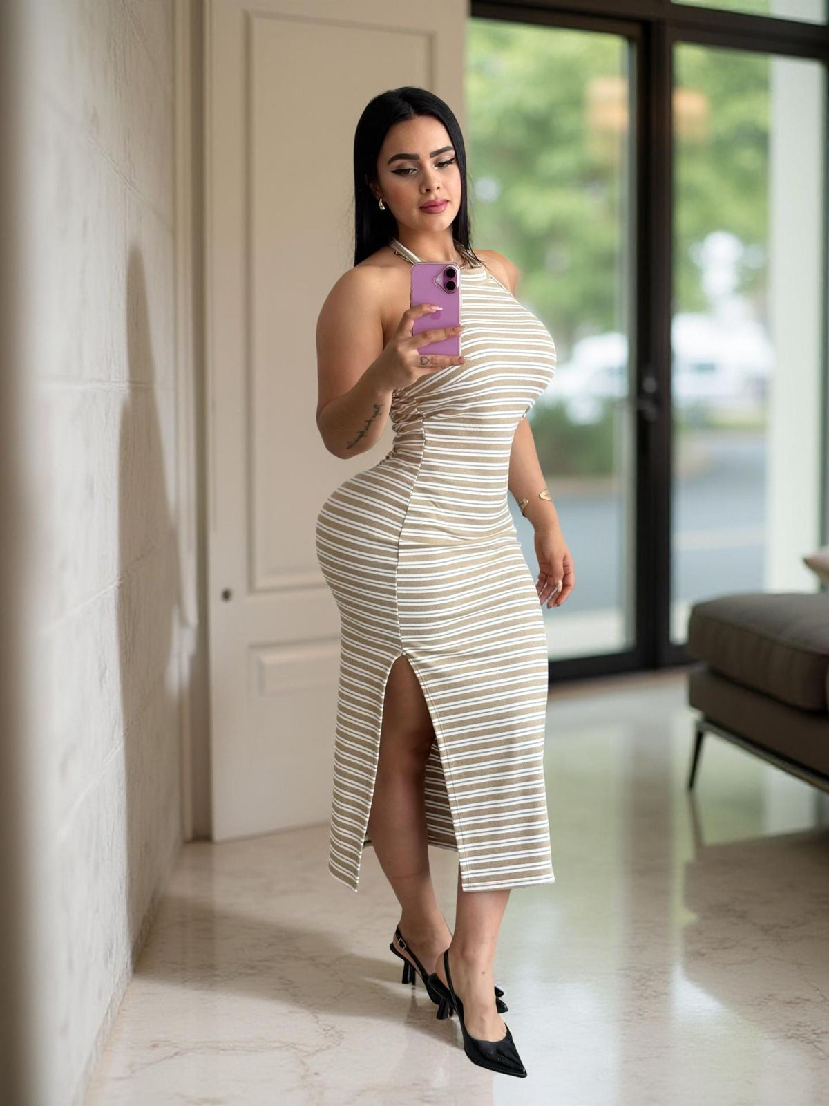 Vestido Cuello Halter