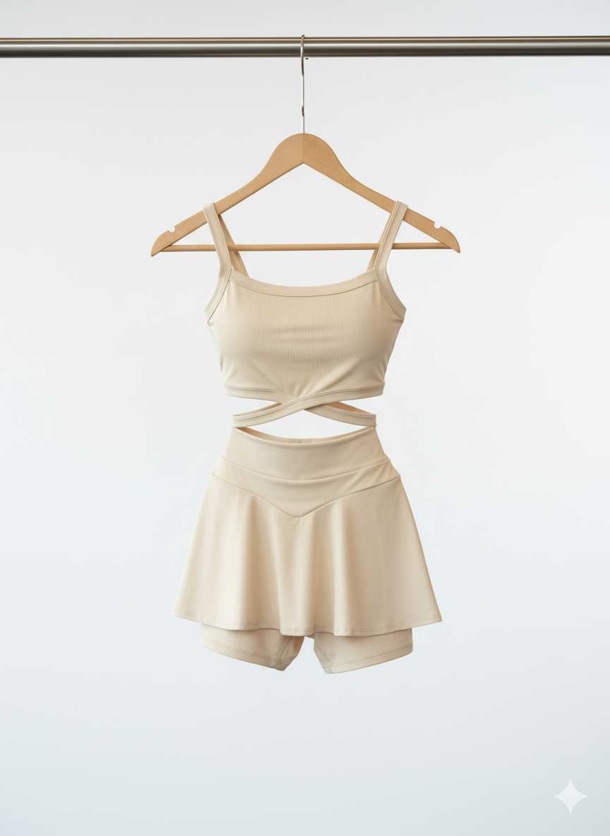 Set deportivo de blusa y falda