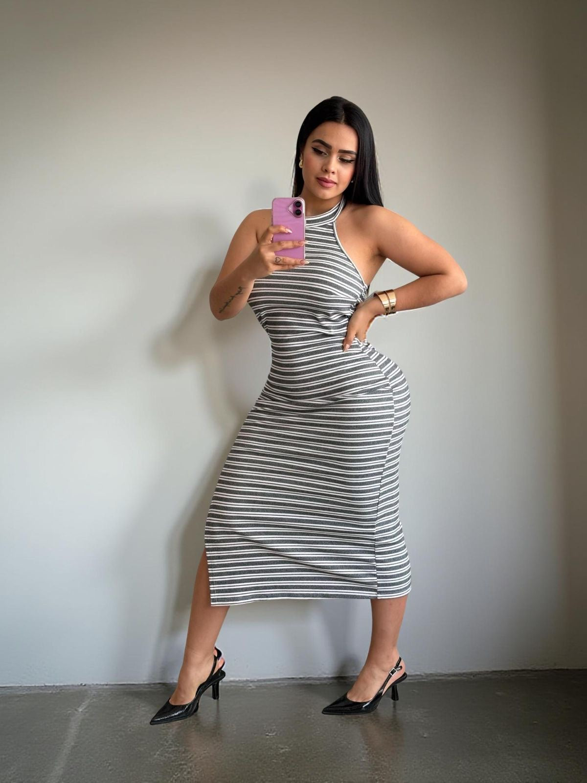 Vestido Cuello Halter