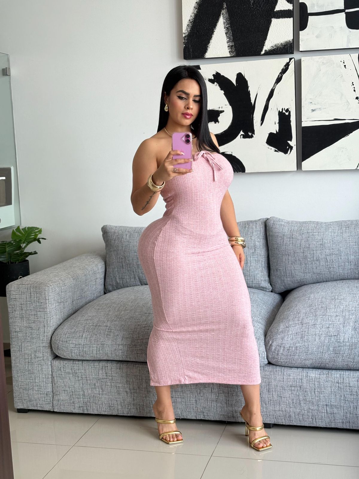 Vestido Tubo Straple
