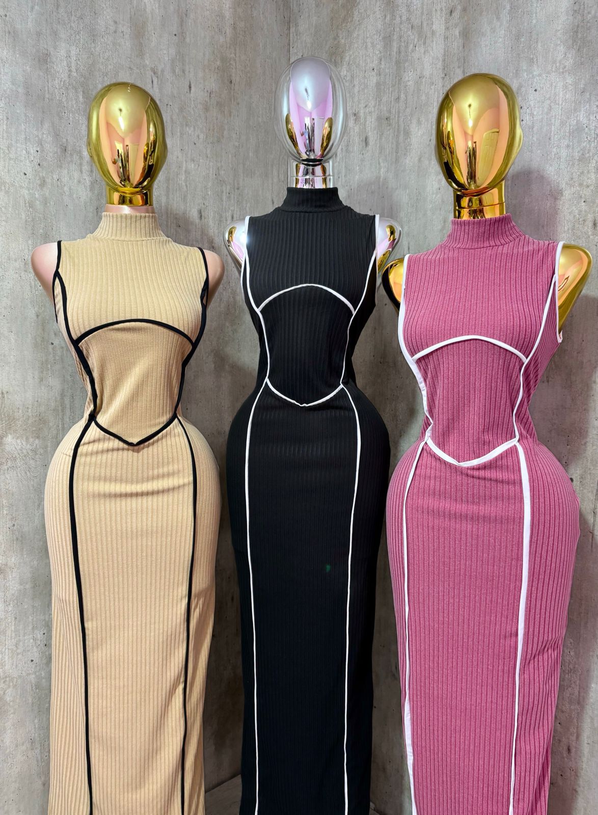 Vestido Cuello Tortuga
