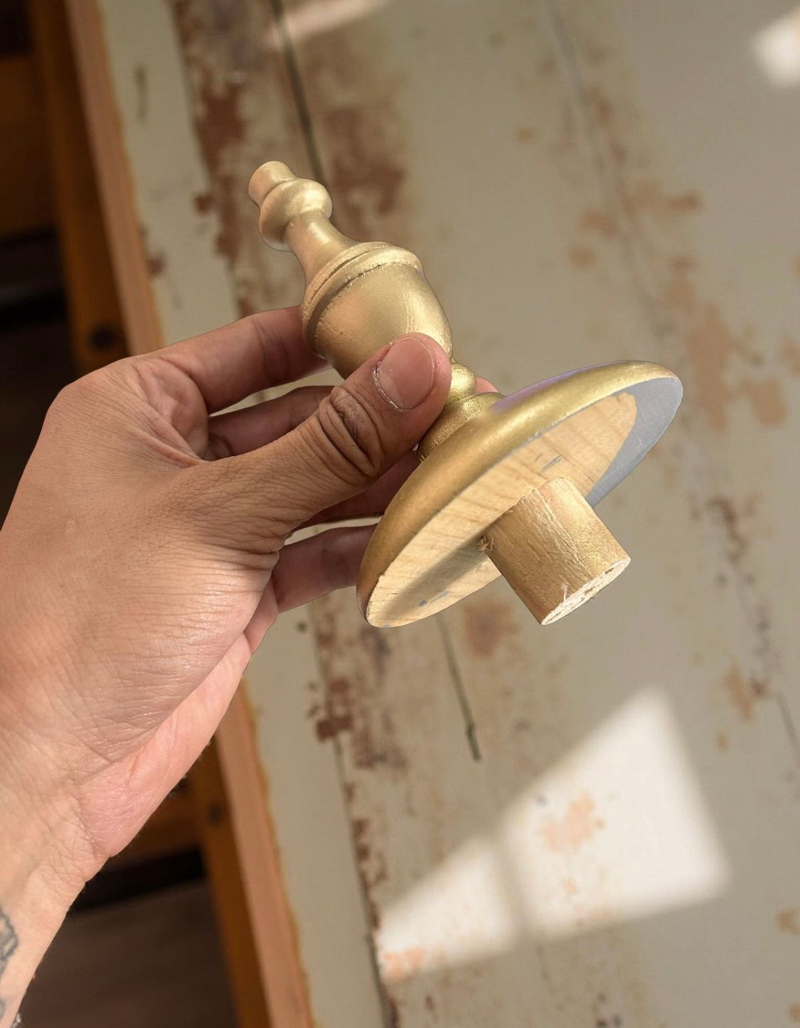 Z Pico pivote de madera para Maniquie