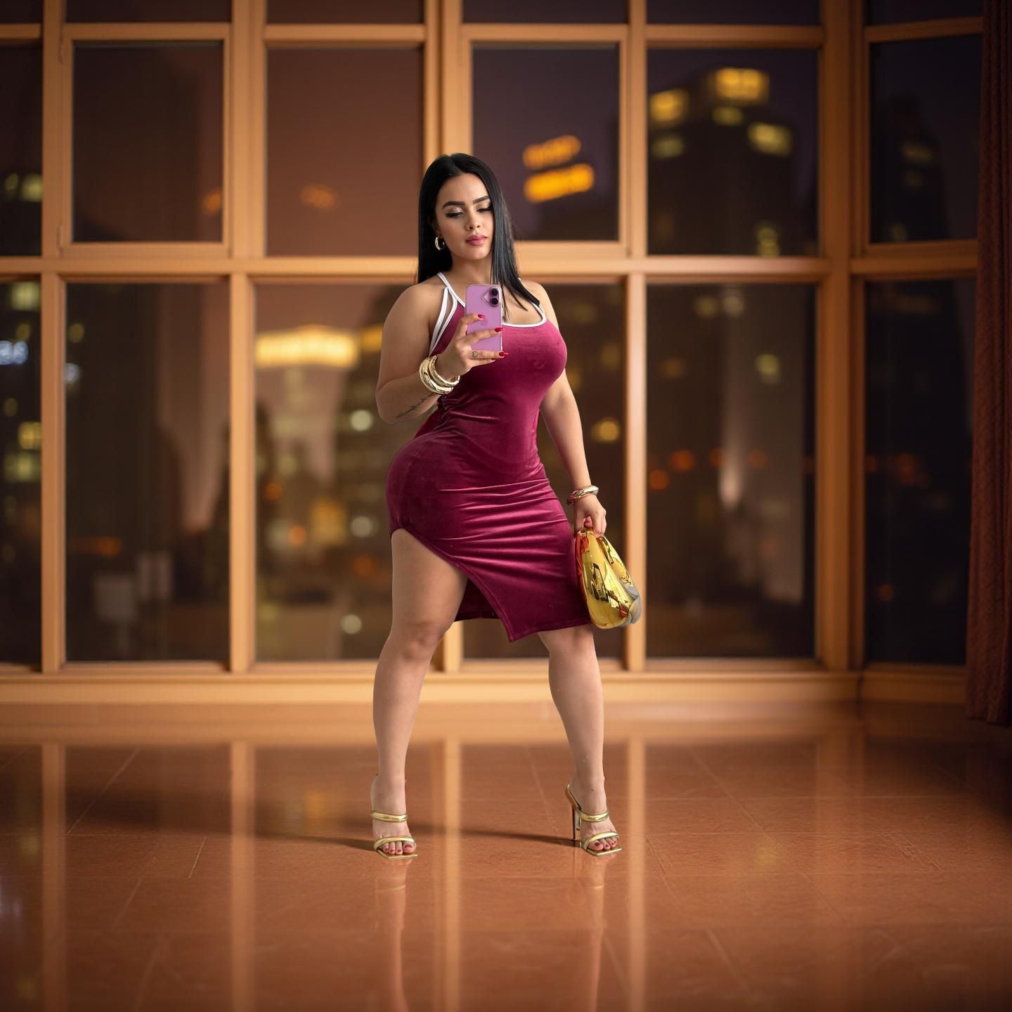 Vestido Velour