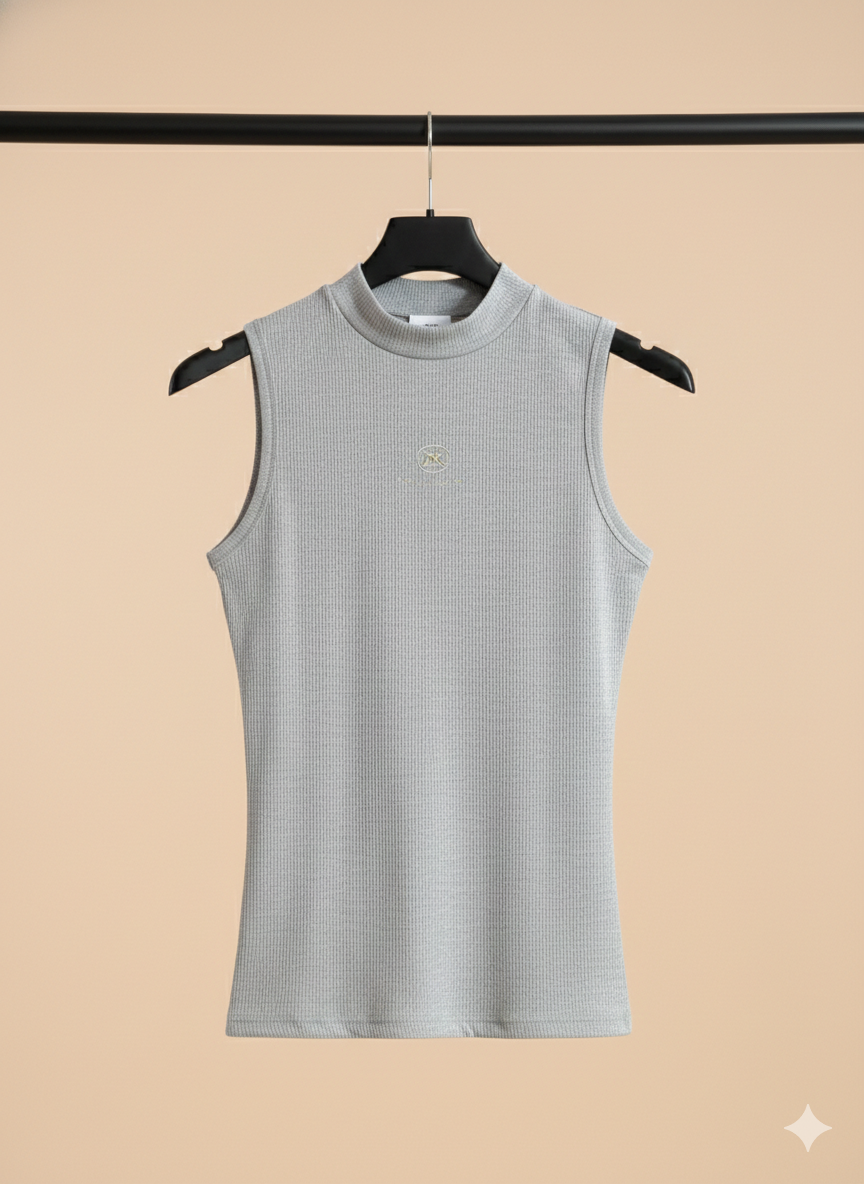 Blusa con estampado 3D con copas