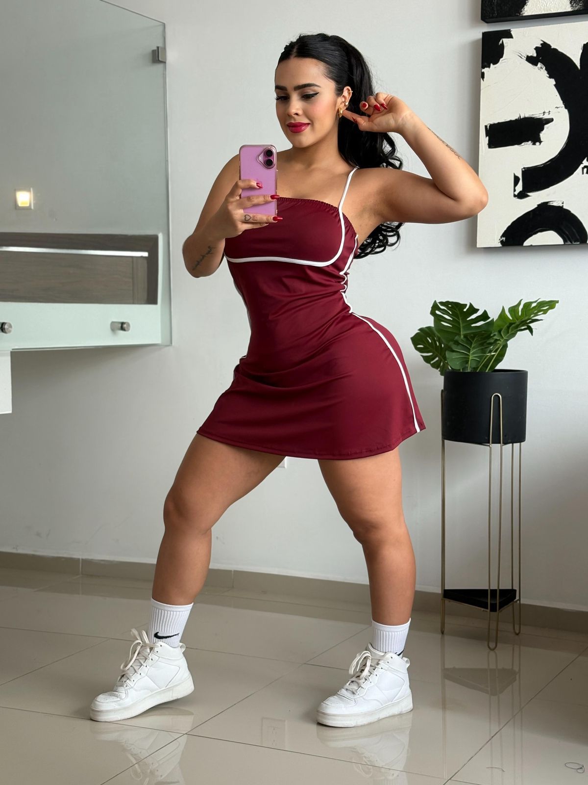 Vestido deportivo sin short