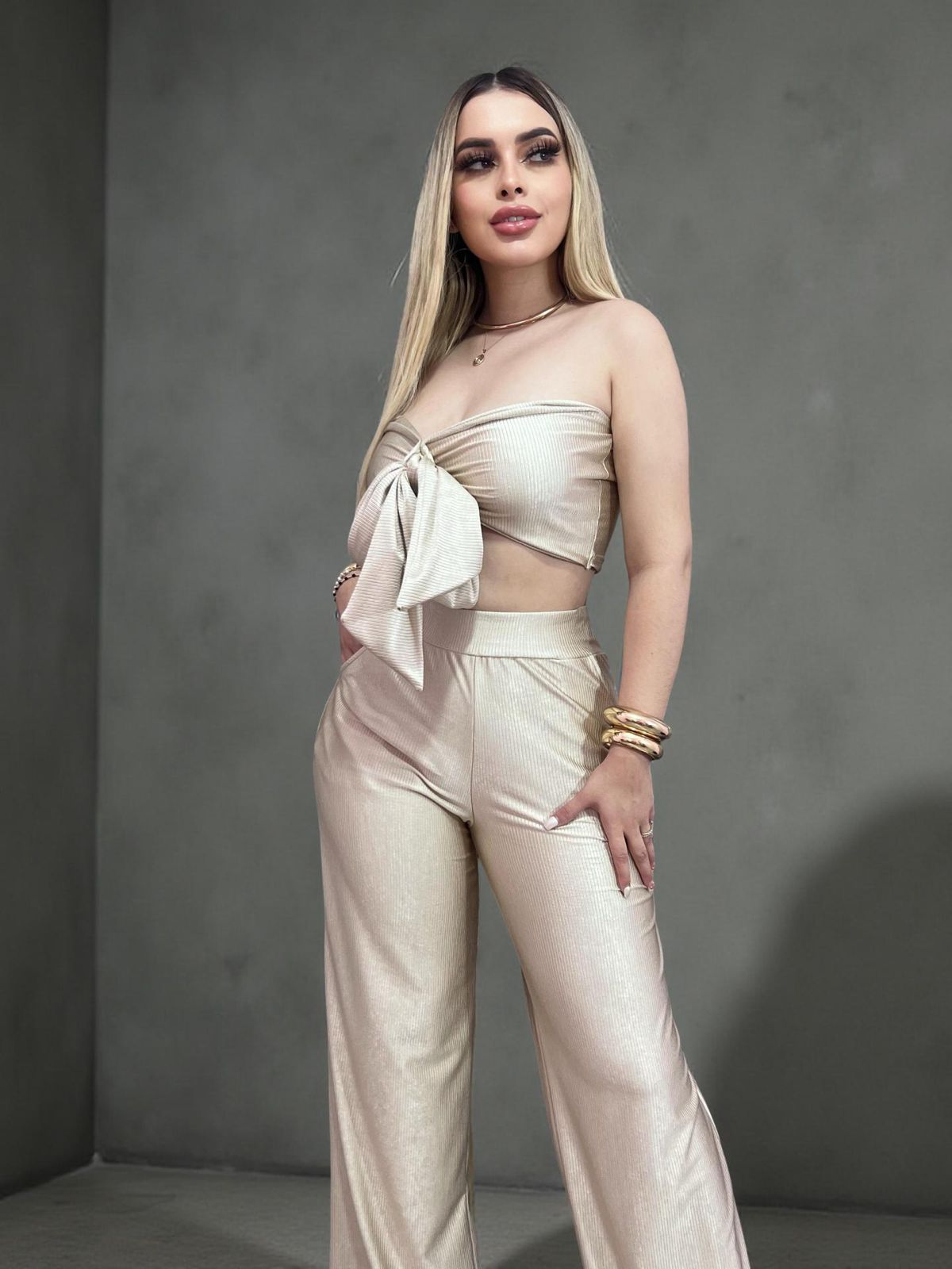 Conjunto Nudo Satin