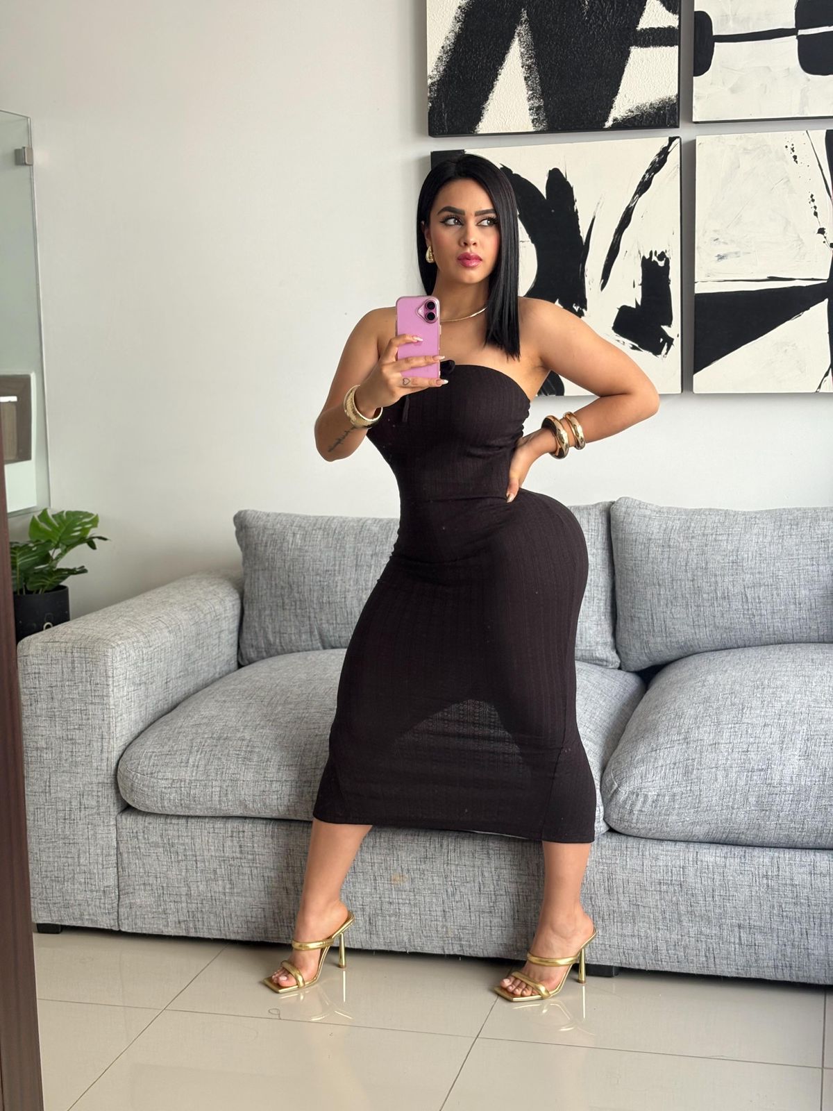 Vestido Tubo Straple