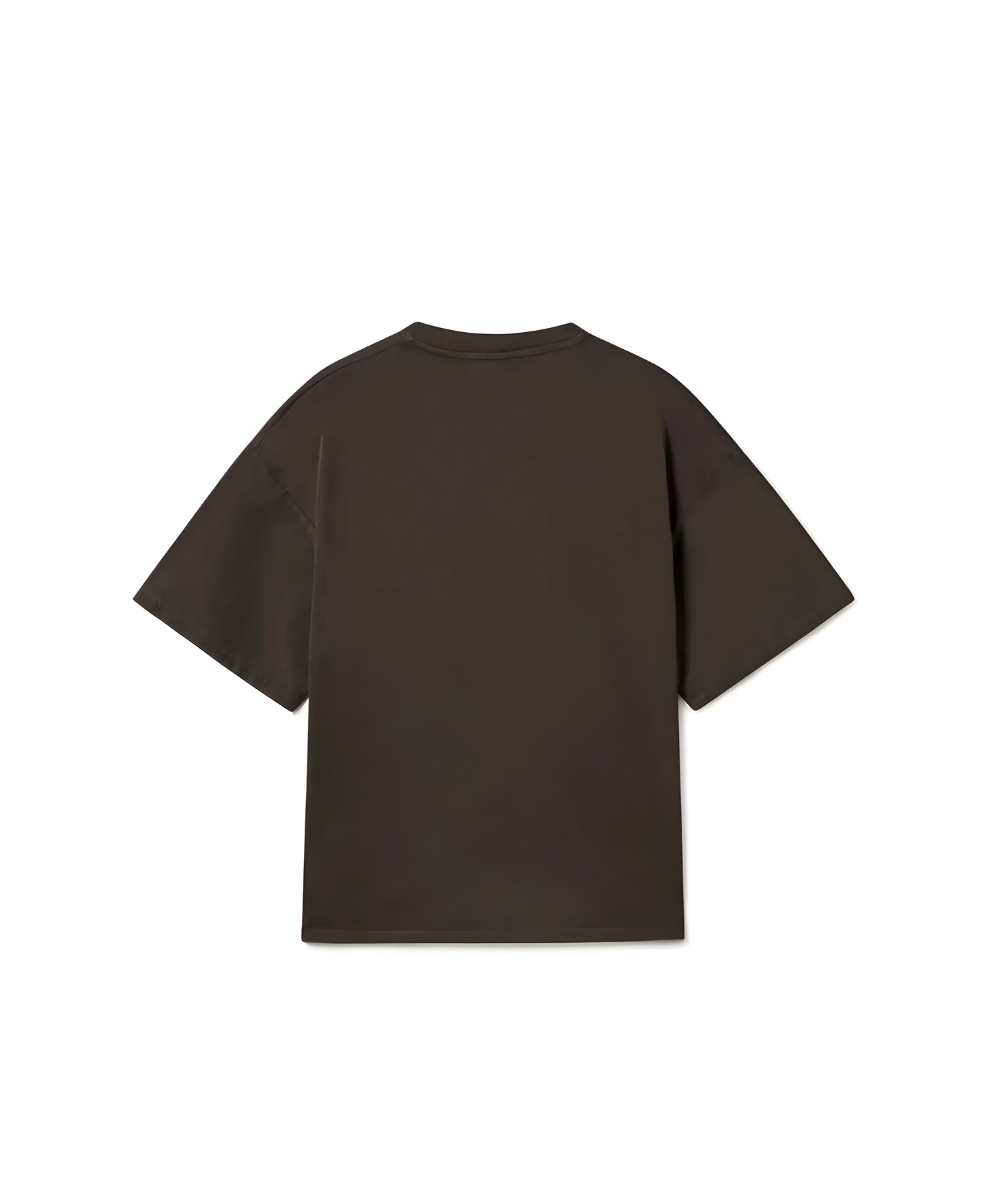 Playera oversized café