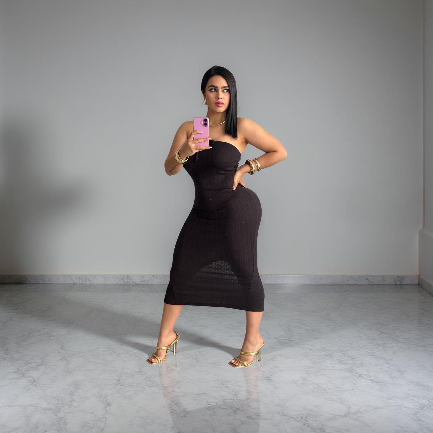 Vestido Tubo Straple