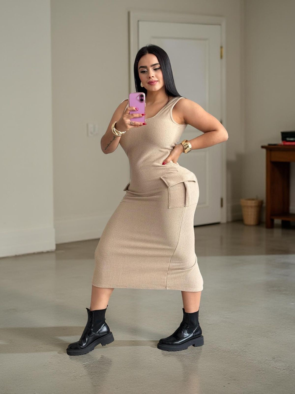 Vestido Cargo RSQ