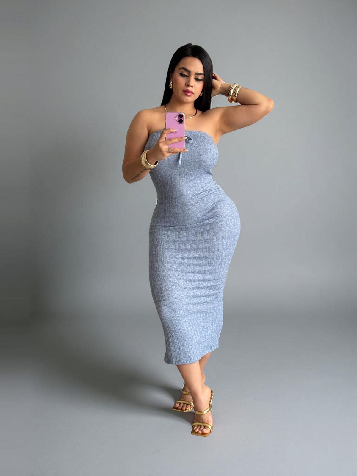 Vestido Tubo Straple