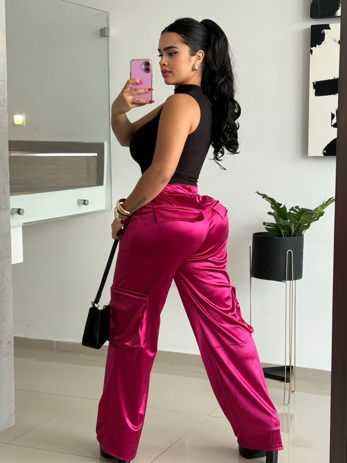 Pantalón Cargo Satinn