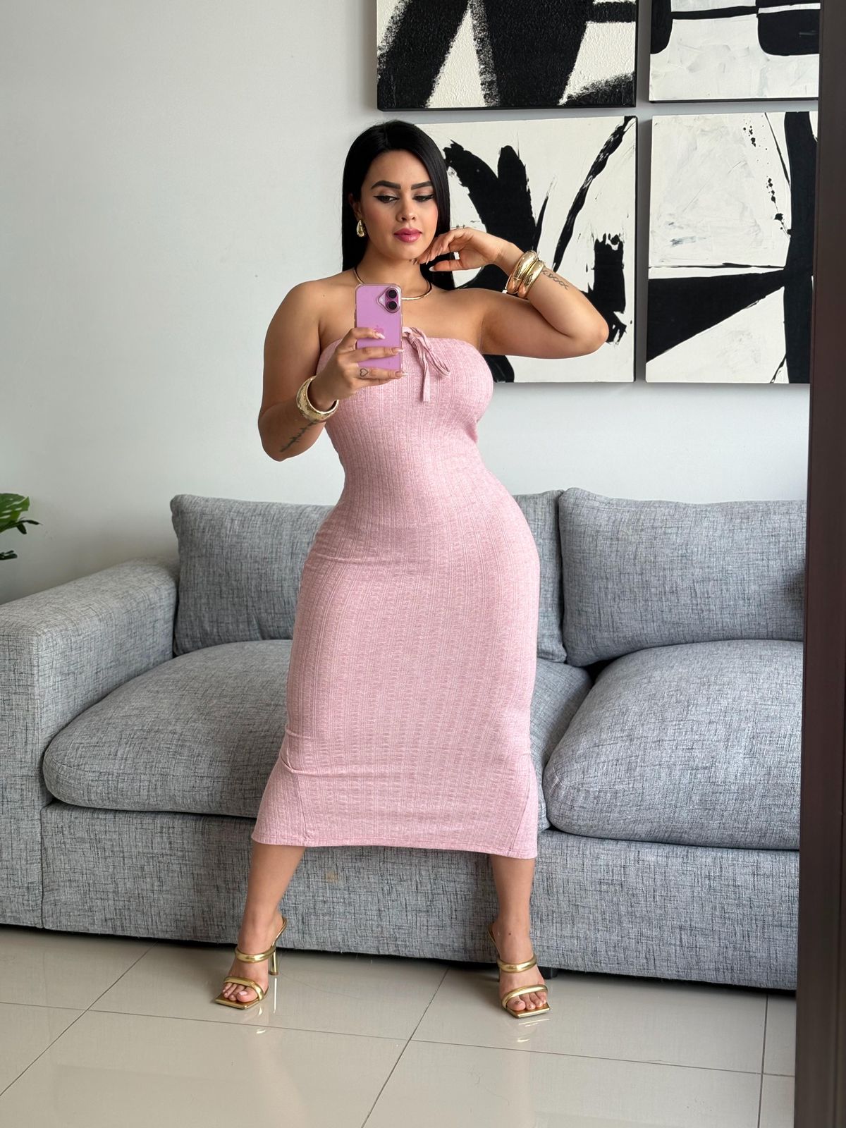 Vestido Tubo Straple