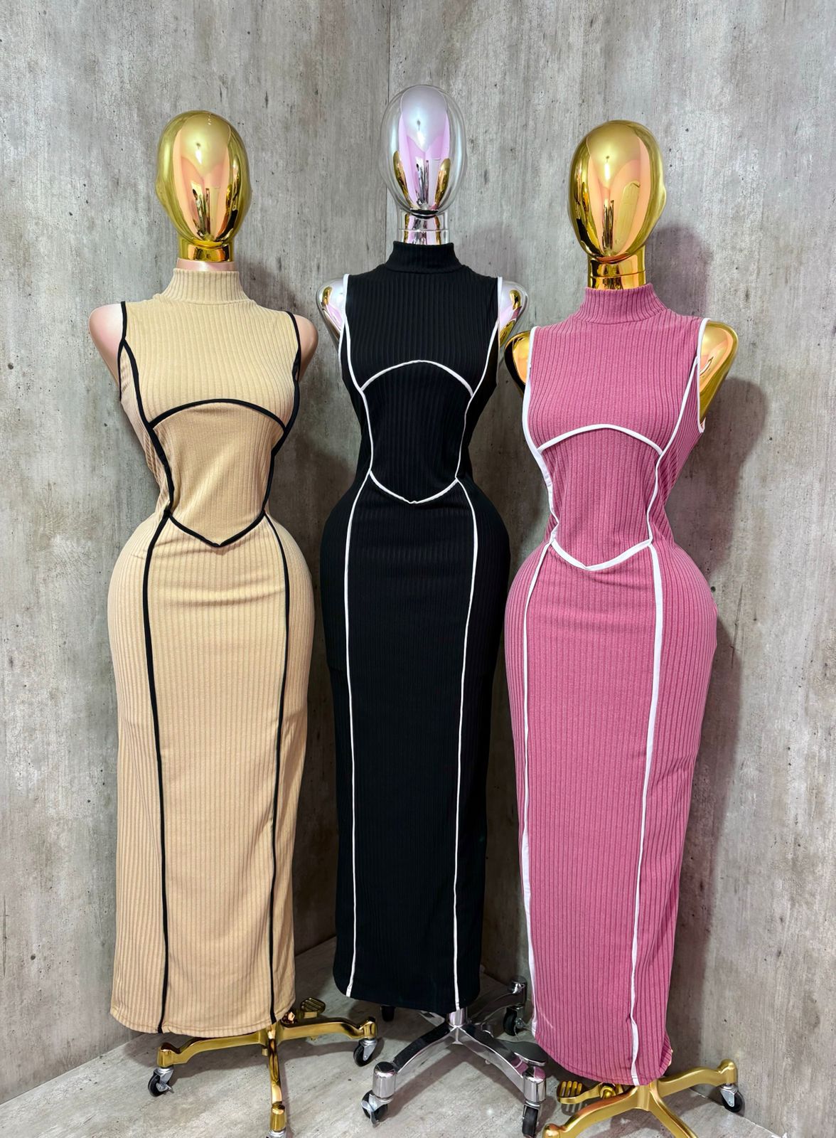 Vestido Cuello Tortuga