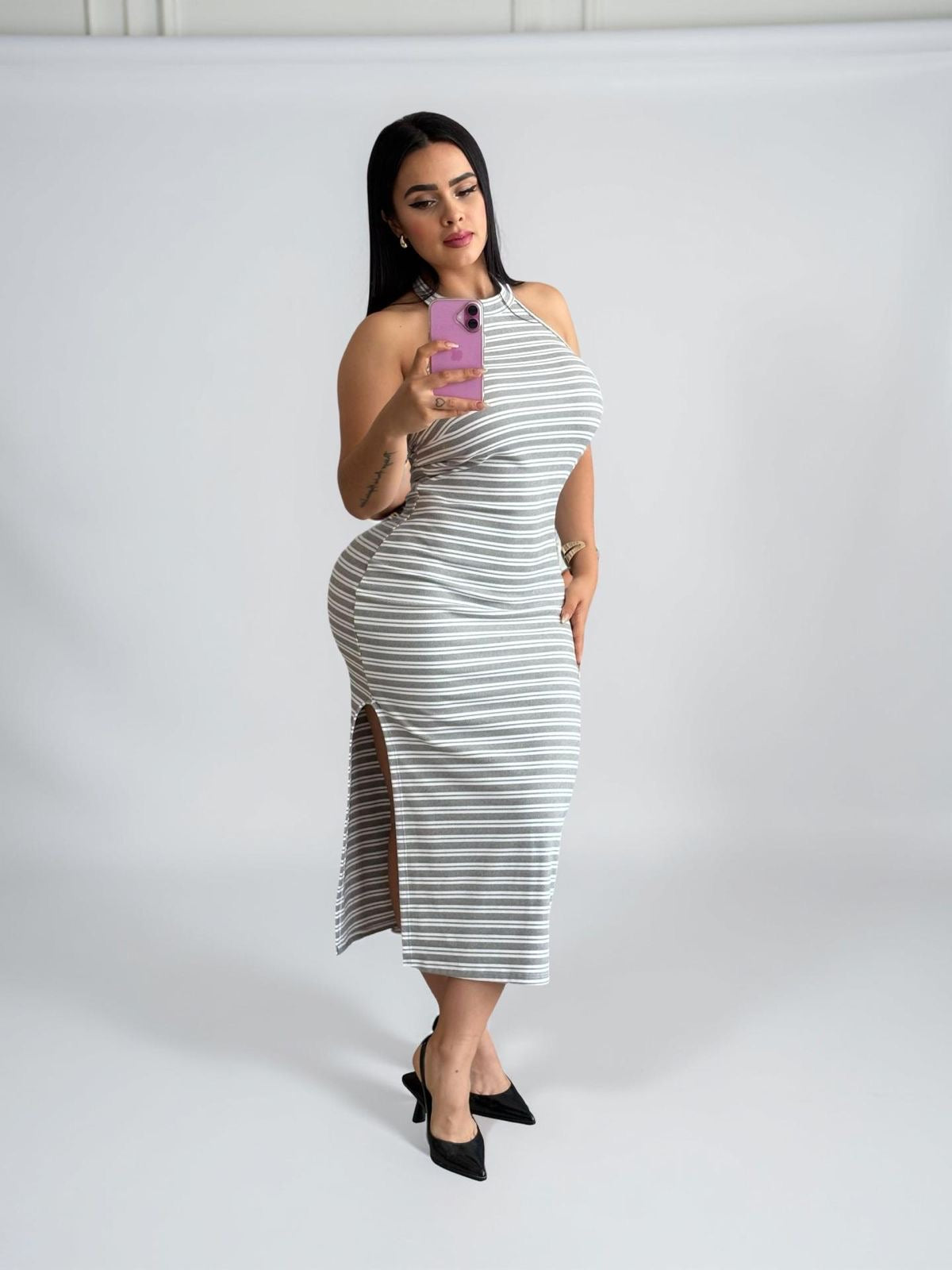 Vestido Cuello Halter