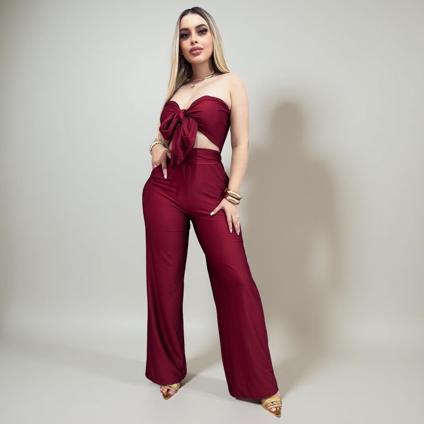 Conjunto Nudo Satin