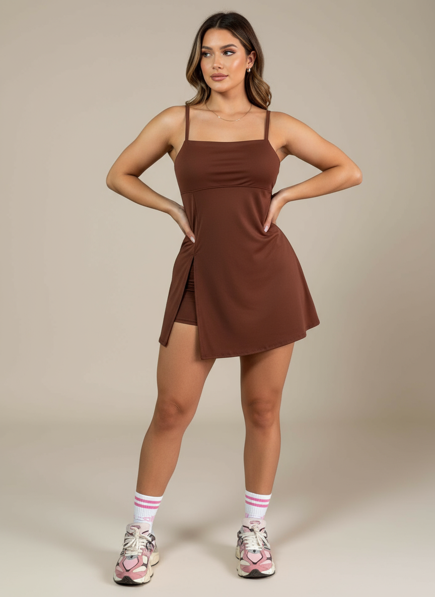 Vestido deportivo con short