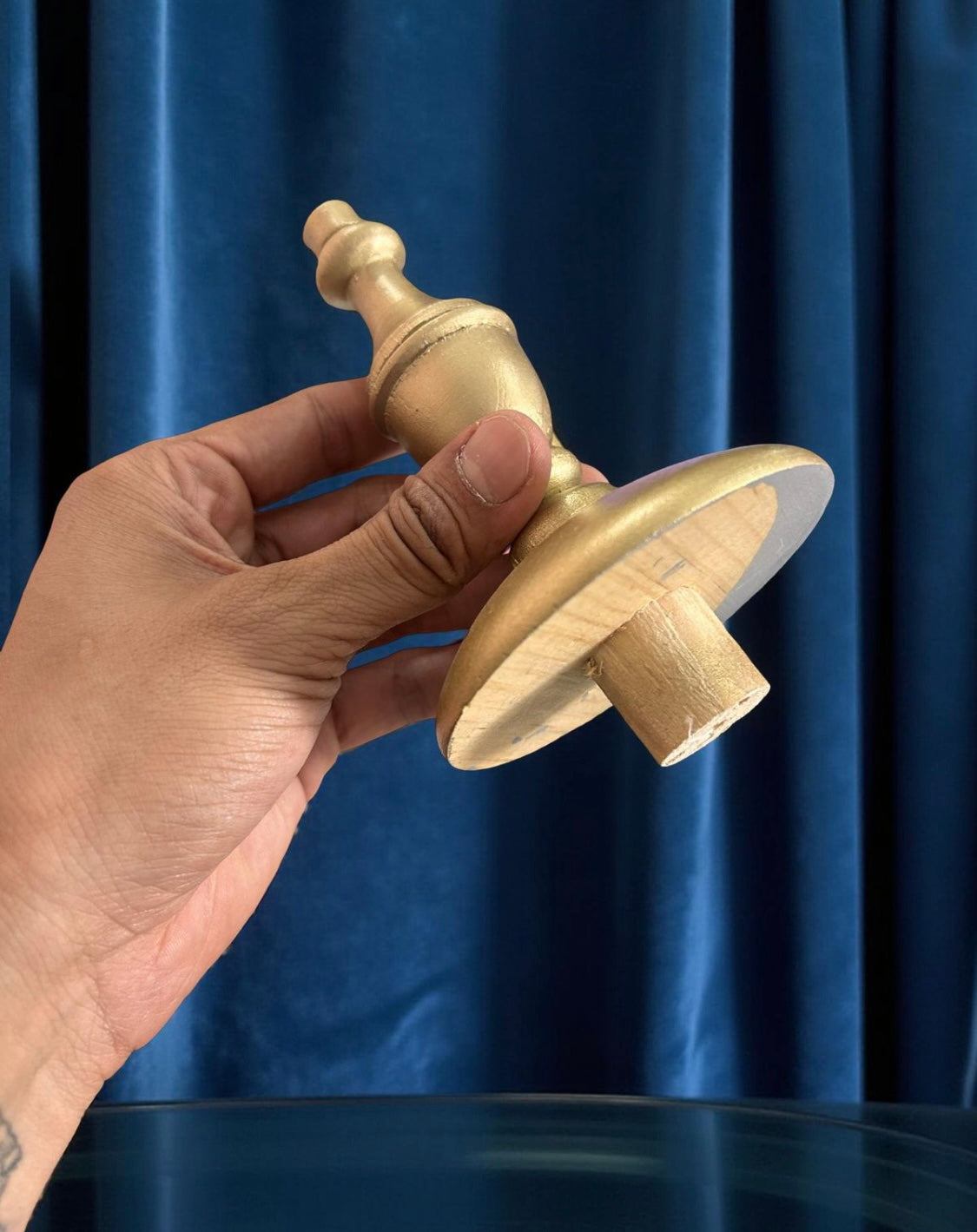 Z Pico pivote de madera para Maniquie