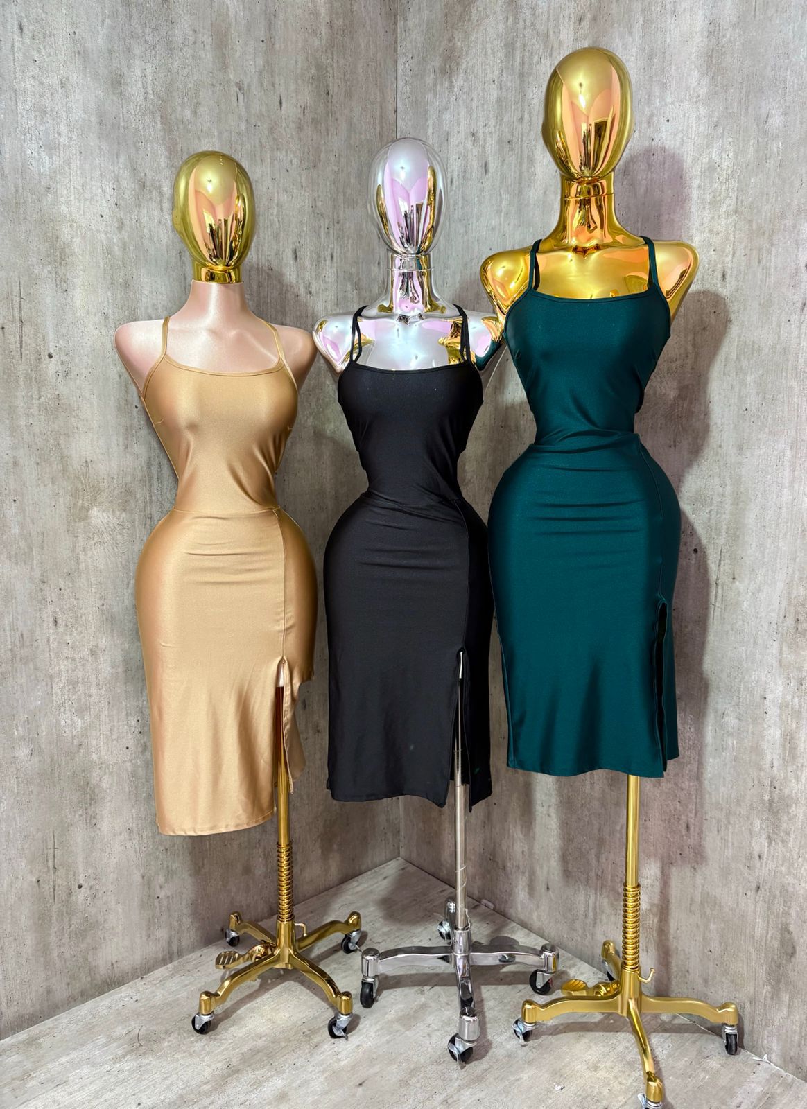 Vestido Satin Amarre