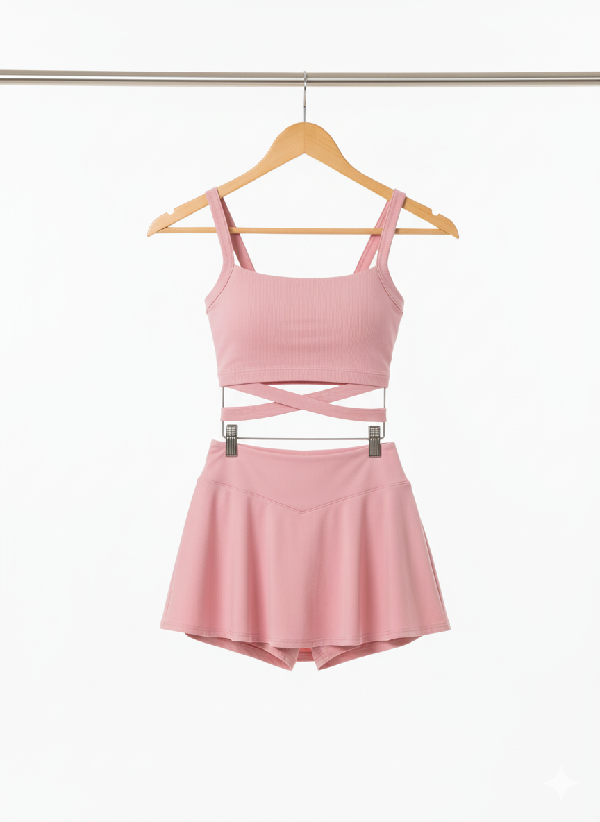 Set deportivo de blusa y falda
