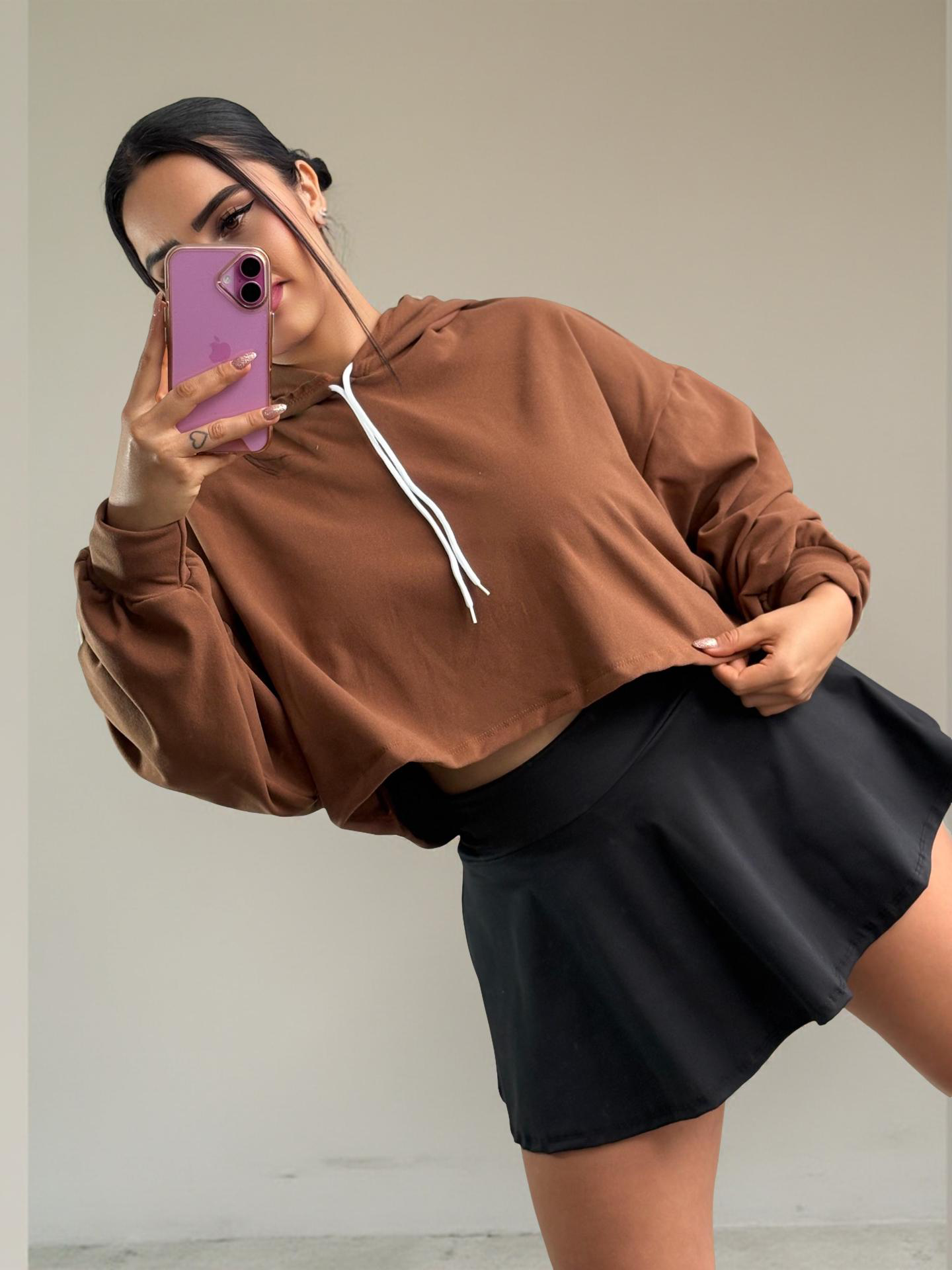 Sudadera top oversized