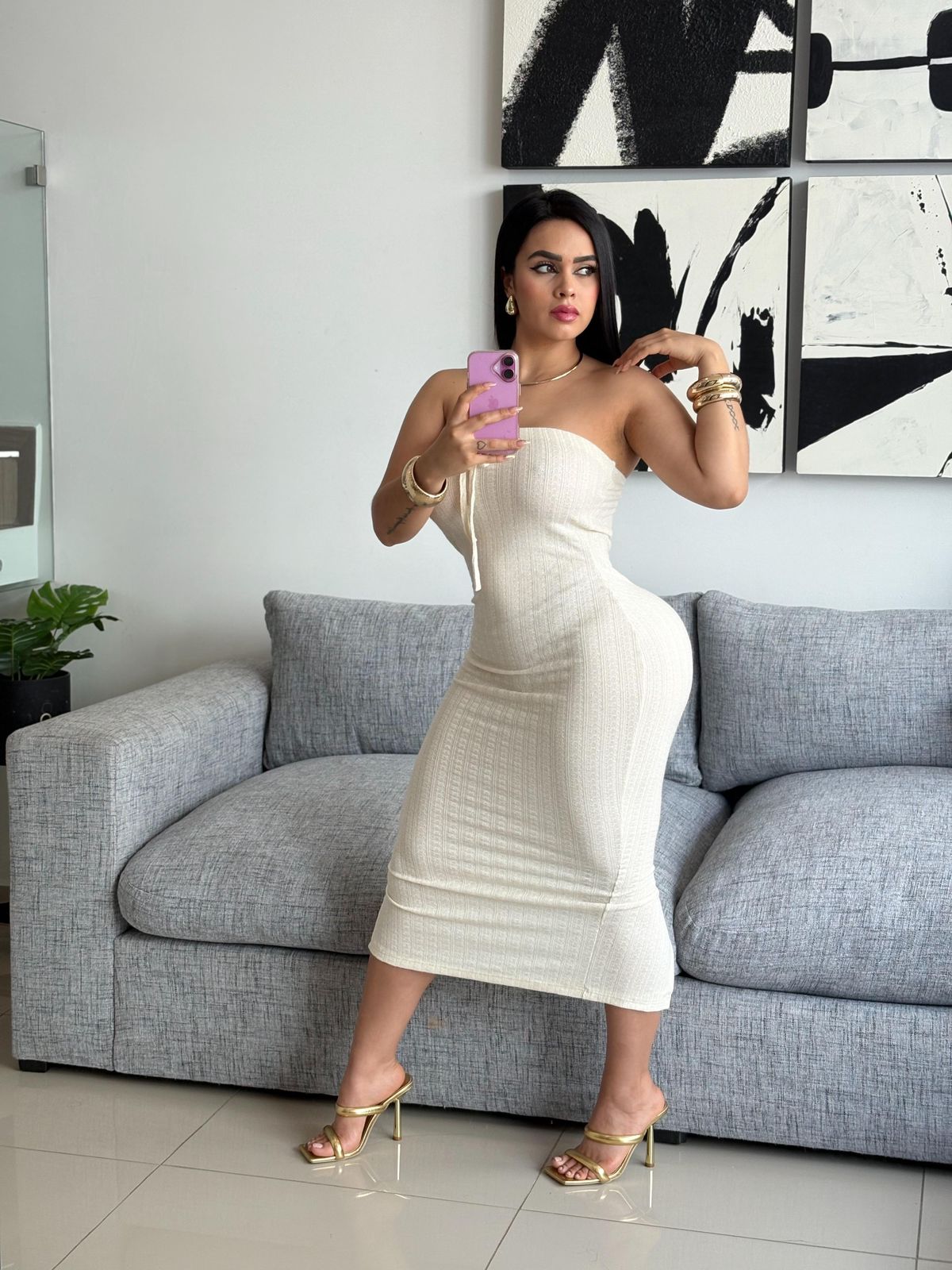 Vestido Tubo Straple