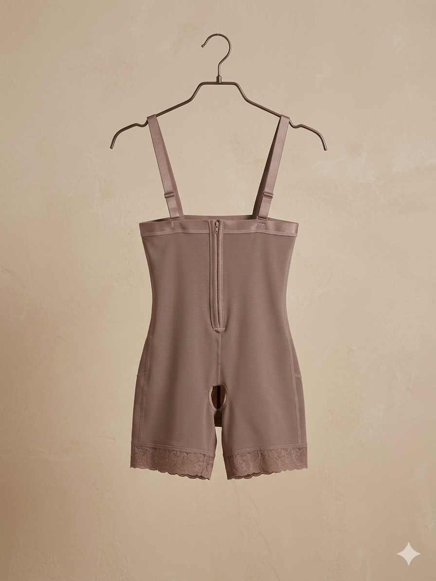 Faja compresiva inspo sol strapple con tirante retirables PUSH UP levanta glúteo y triple fila de broches