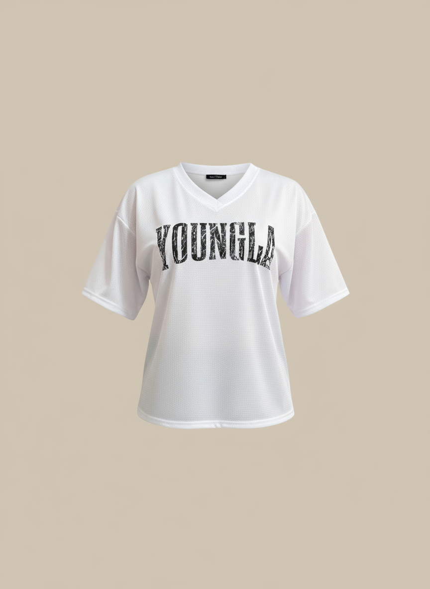 Playera OVERSIZED de red