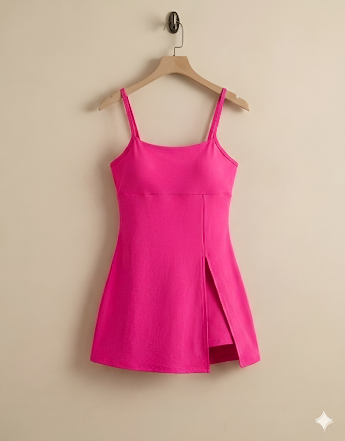 Vestido sport con short y detalle