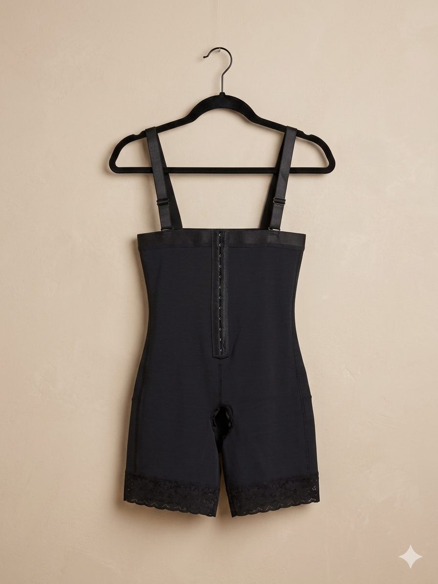 Faja compresiva inspo sol strapple con tirante retirables PUSH UP levanta glúteo y triple fila de broches
