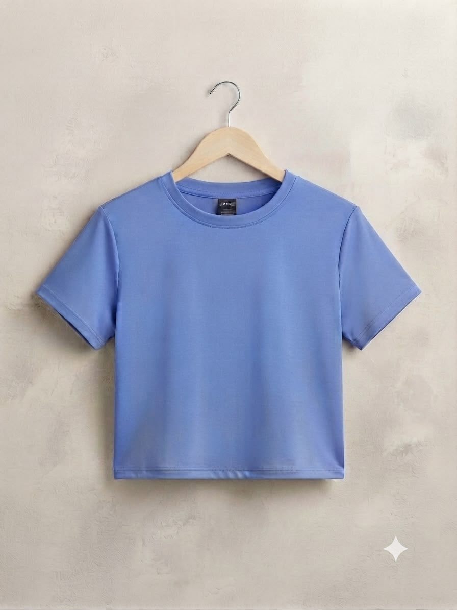 Top-Blusa oversized deportiva manga corta