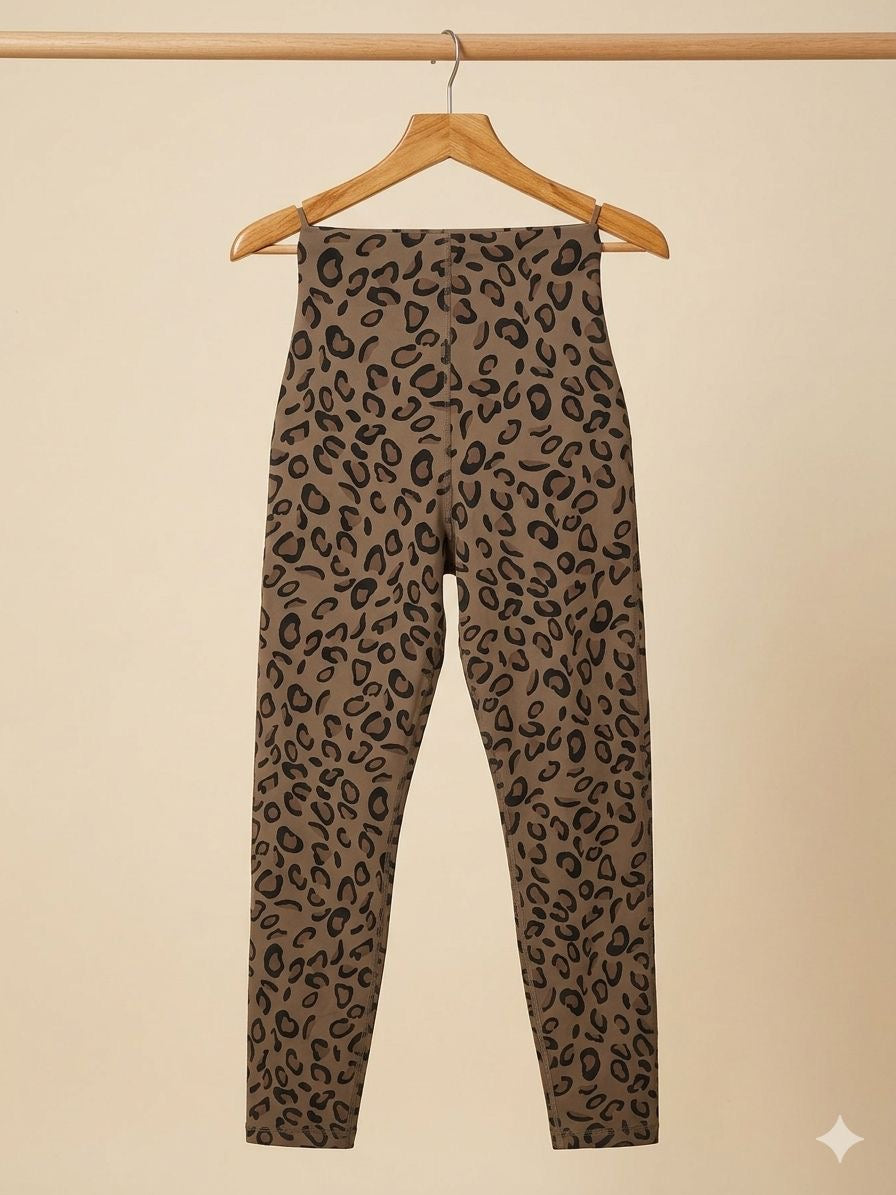 Dou de leggins animal print corte skyny / Con faja y sin faja / Push Up