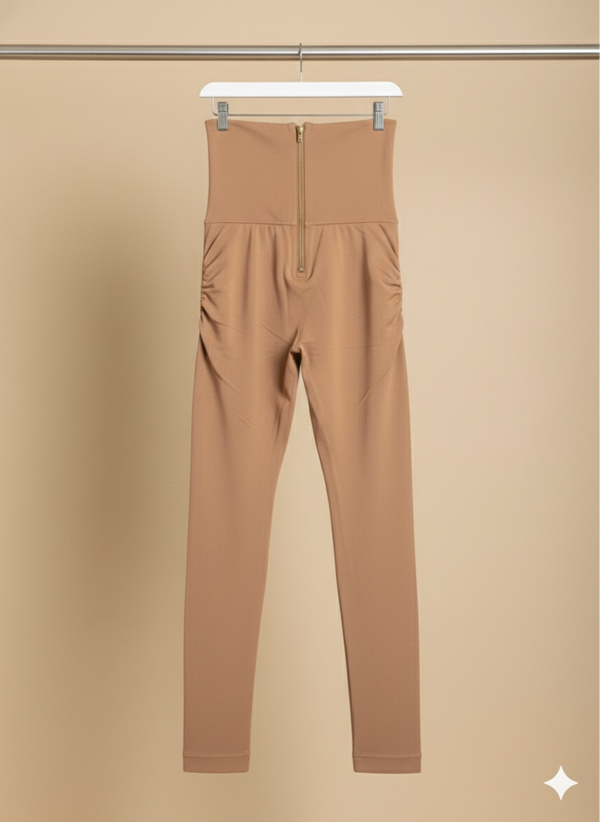 Leggins LYCRA SANTONY entubada con cierre y Push Up