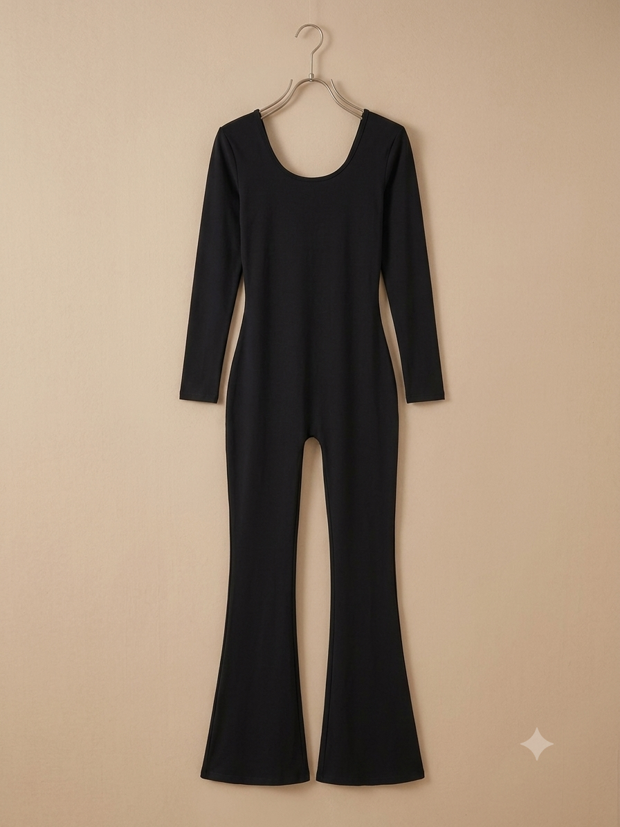 Palazzo inspo SOL leon de manga larga con Push Up y corte campana