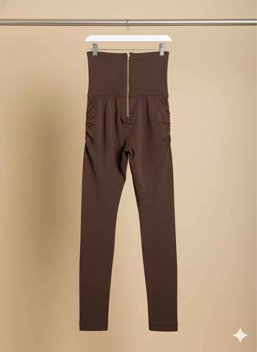 Leggins LYCRA SANTONY entubada con cierre y Push Up