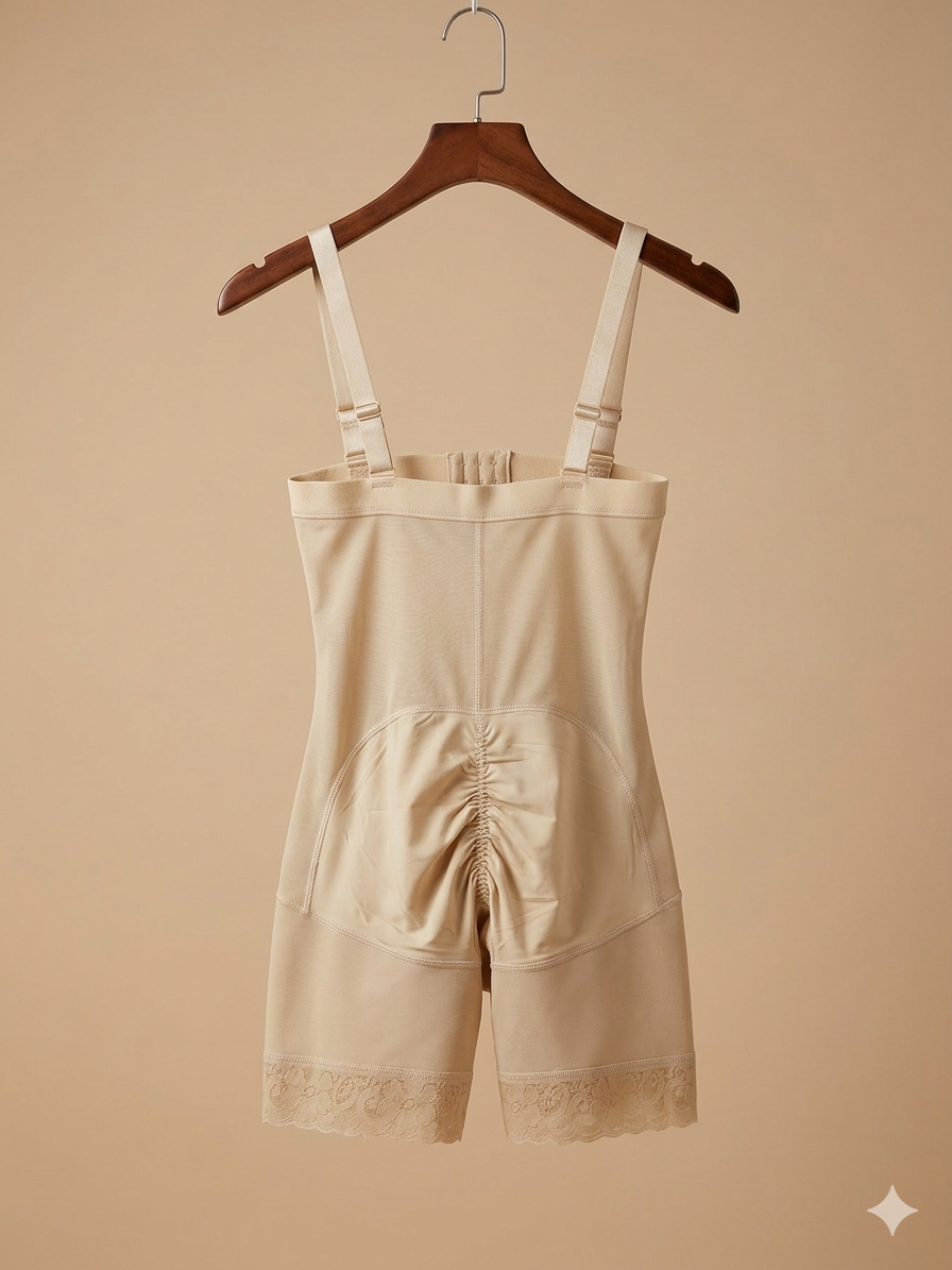 Faja compresiva inspo sol strapple con tirante retirables PUSH UP levanta glúteo y triple fila de broches