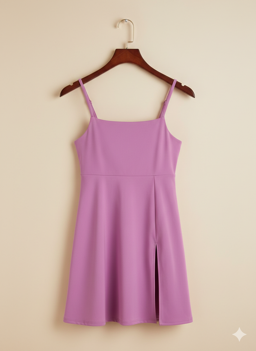 Vestido sport con short y detalle