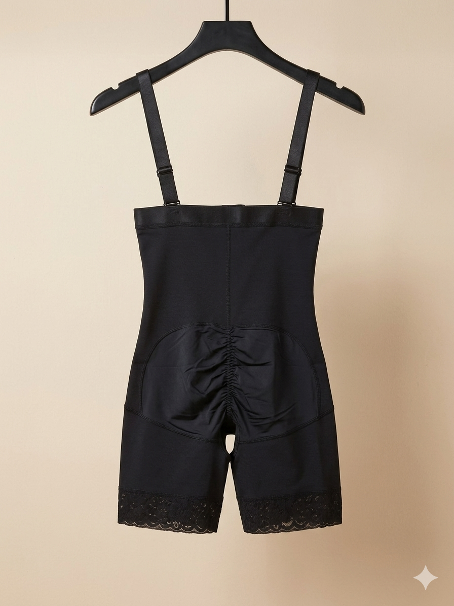 Faja compresiva inspo sol strapple con tirante retirables PUSH UP levanta glúteo y triple fila de broches