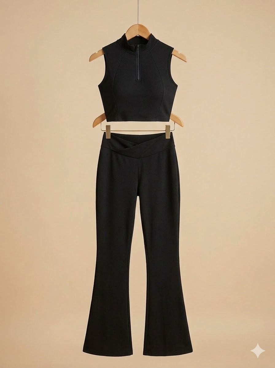 Set deportivo de blusa de resaque y leggins sport