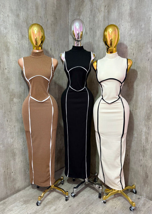 Vestido Cuello Tortuga