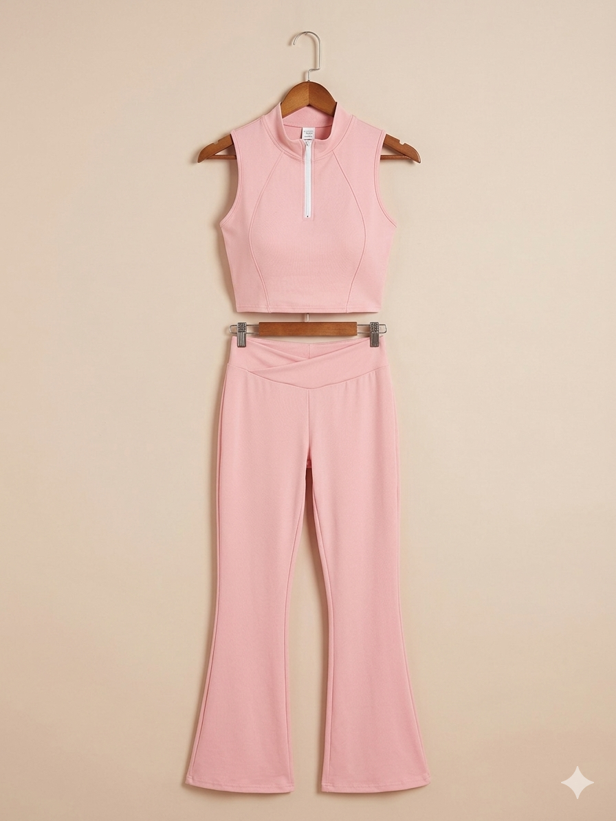 Set deportivo de blusa de resaque y leggins sport