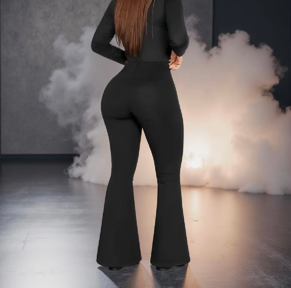 Leggins inspo-tipo sol campana negro de LYCRA