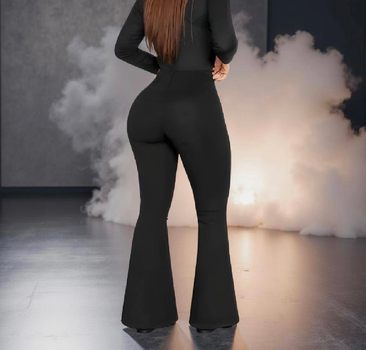 Leggins inspo SOL efecto operada corte campana.
