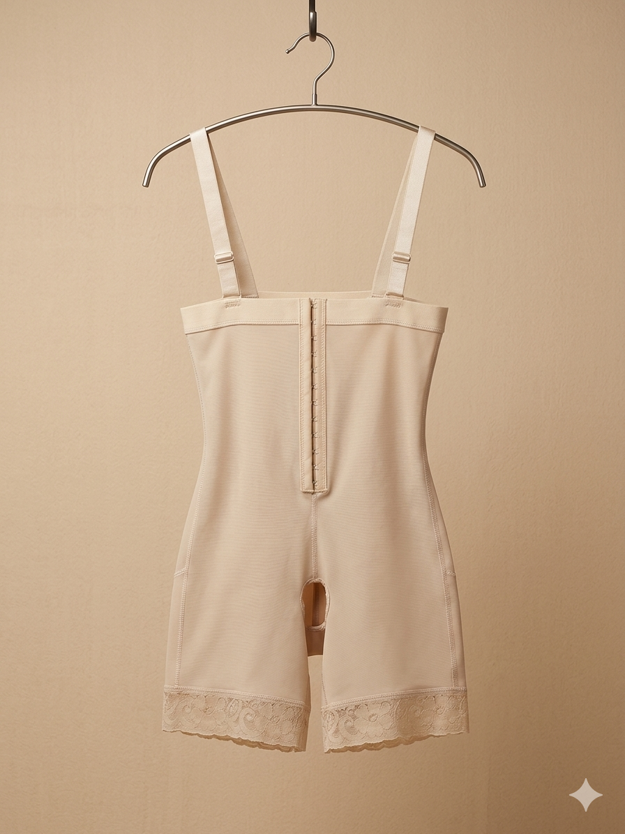Faja compresiva inspo sol strapple con tirante retirables PUSH UP levanta glúteo y triple fila de broches