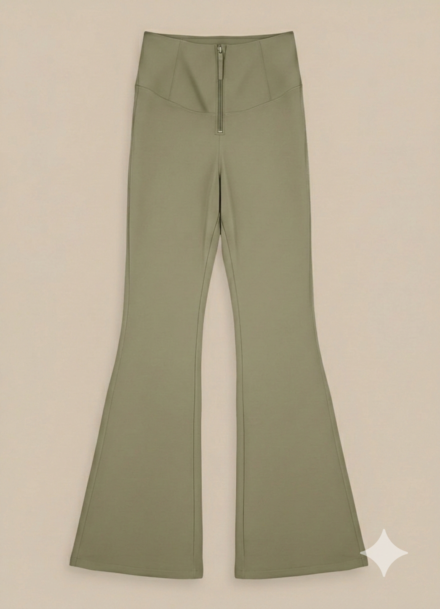 Leggins inspo-tipo sol de faja con broches