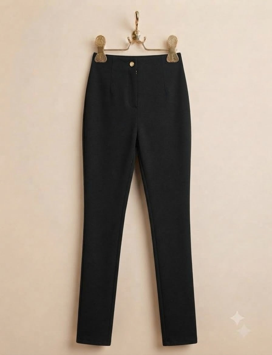 Pantalón-Leggins inspo sol con faja incluida / Botón y broches con tecnología china